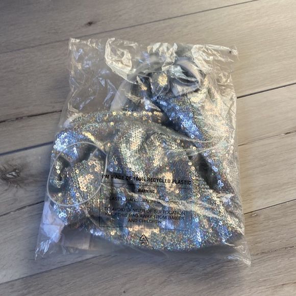 Finesse Tara Multi Sequin Mini Dress Spaghetti Straps L - Picture 8 of 8